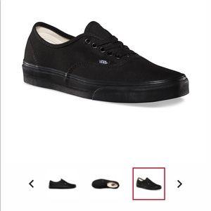 Vans Authentic Black on Black
